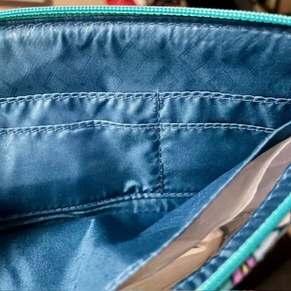 Vera Bradley RFID Tech Wristlet Clear Touch Screen Back - Peacock Garden - Picture 7 of 7